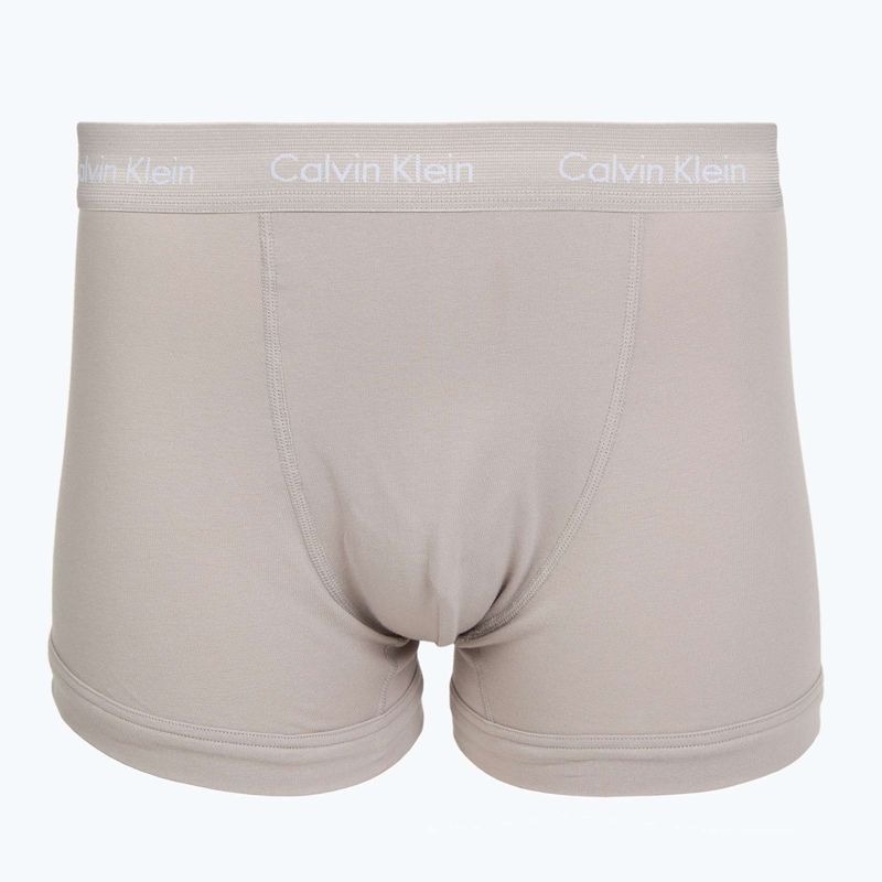 Men's boxers Calvin Klein 0000U2662G Trunk 3 pairs classic blue/porpoise/black 2