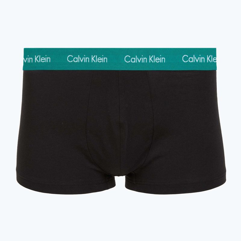 Boxers Calvin Klein LV00NB4412 Low Rise Trunk 5 pairs black bodies with driftwood/moonlight 5