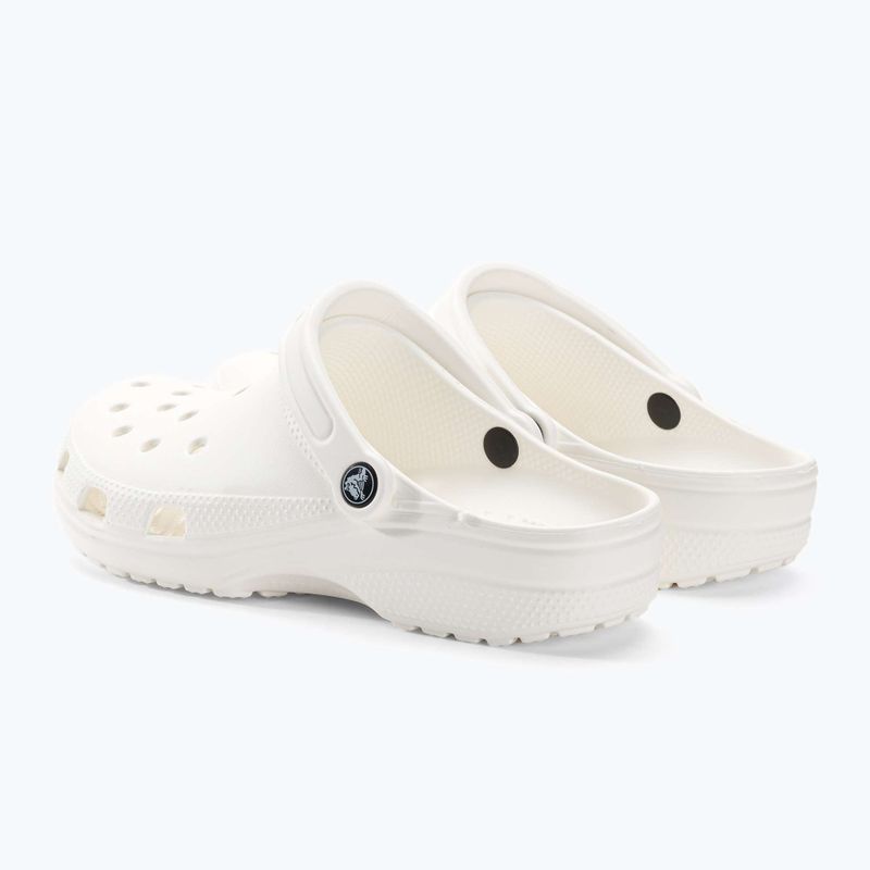 Men's Crocs Classic white flip-flops 4