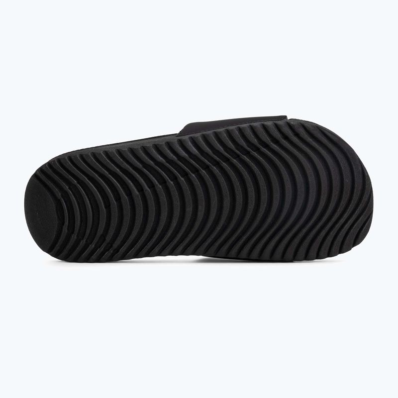 Children's slides Nike Kawa black/metallic gold 4