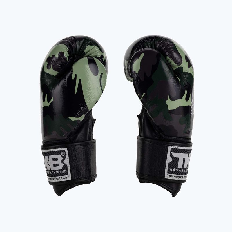 Top King Muay Thai Empower green boxing gloves TKBGEM-03A-GN 4