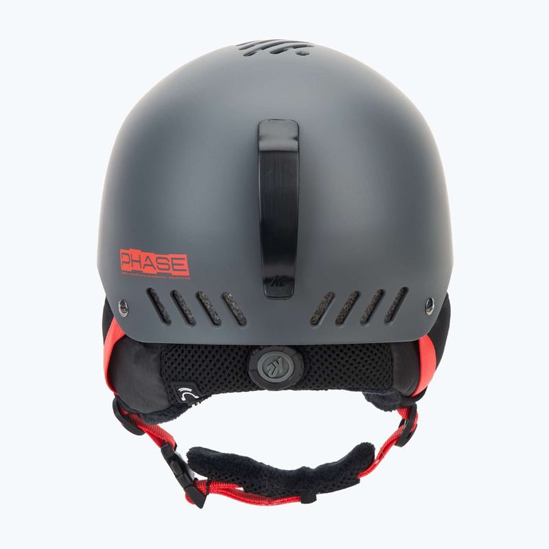 K2 Phase Pro gunmetal ski helmet 3