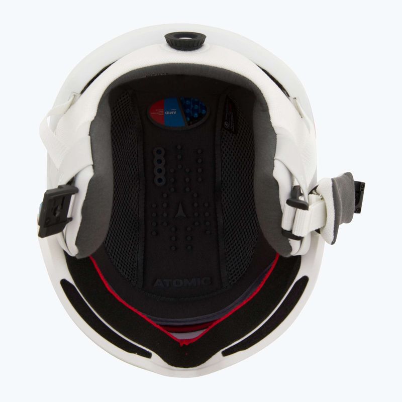 Atomic Revent GT Amid Visor HD ski helmet white heather/red hd 5