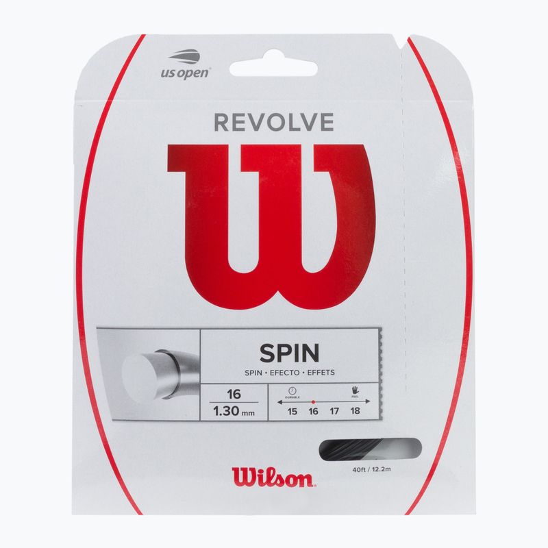 Wilson Revolve 16 tennis string 12.2m black WRZ946800+