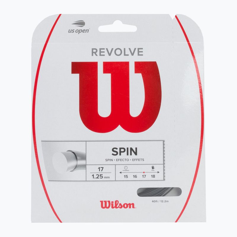 Wilson Revolve 17 tennis string 12.2m black WRZ946900+