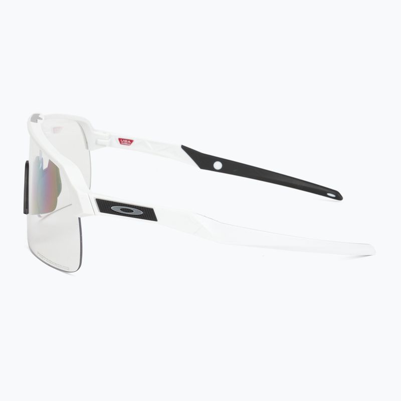 Oakley Sutro Lite matte white/clear to black photochromic sunglasses 4