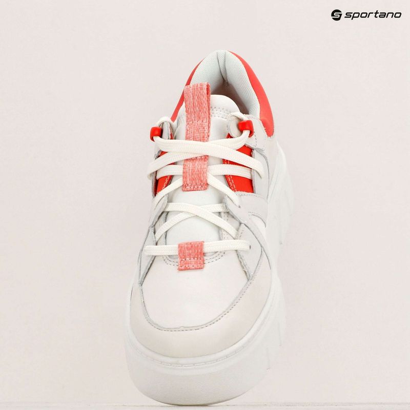 Timberland Laurel Court women's shoes white full grain/orange 9