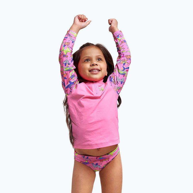 Longsleeve + child swimming briefs Funkita Zippy Rashie & Brief learner lane 6