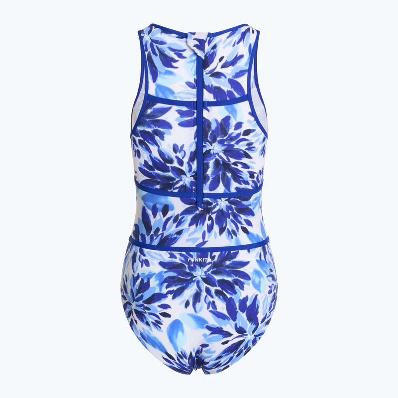 Women's one-piece swimsuit Funkita Hi Flyer One Piece blossom blue 2