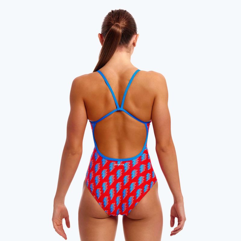 Women's one-piece swimsuit Funkita Single Strap One Piece Hot Volt 4