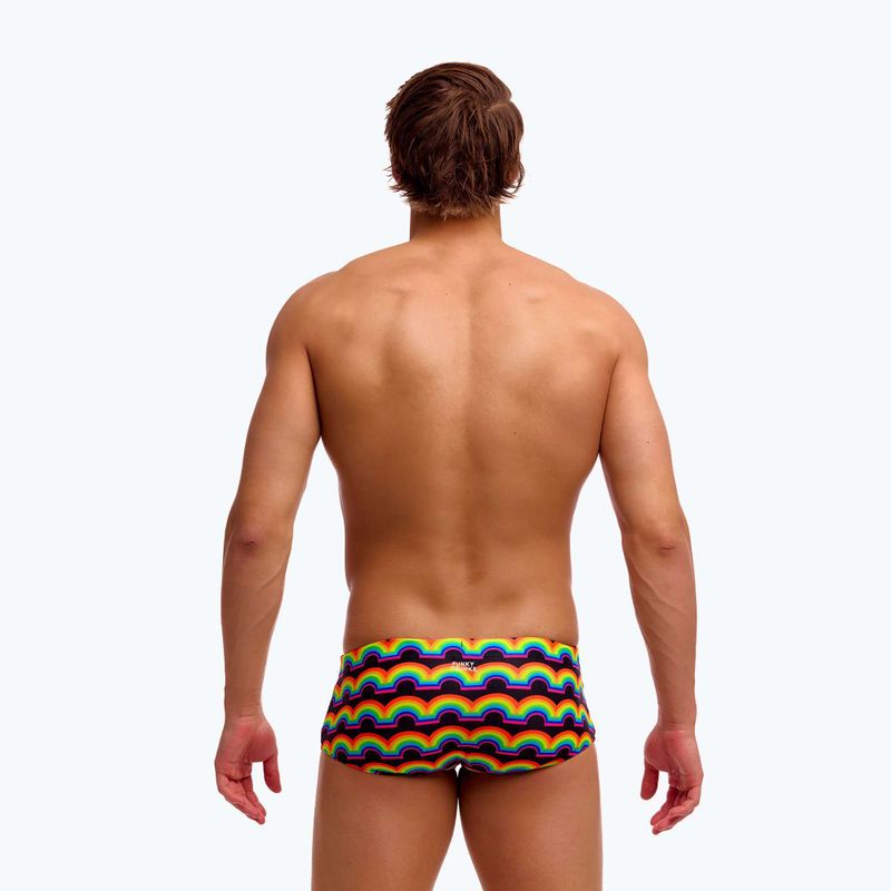 Men's swim boxers Funky Trunks Sidewinder Trunks rainbowie 4