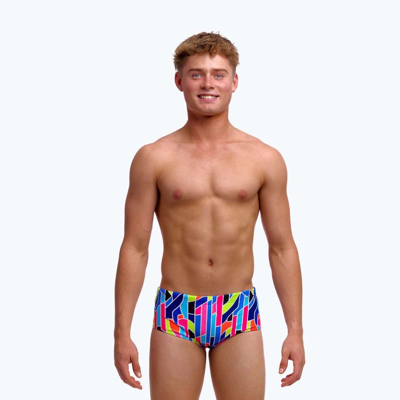 Children's swim boxers Funky Trunks Sidewinder Trunks fault lines 2