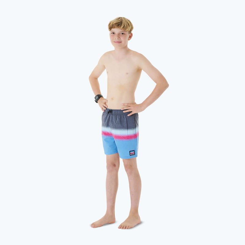 Rip Curl Surf Revival Volley 90 children's shorts blue-grey 027BBO 2
