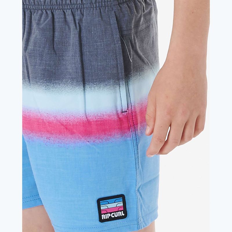 Rip Curl Surf Revival Volley 90 children's shorts blue-grey 027BBO 6
