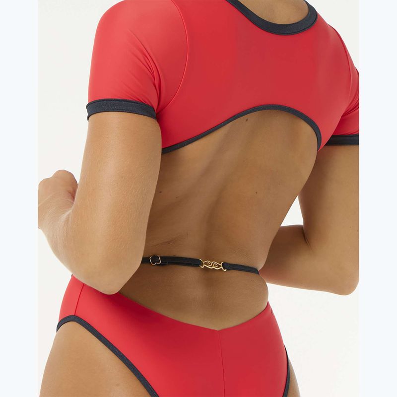 Women's Rip Curl Bomba Cheeky Surf Suit red 5