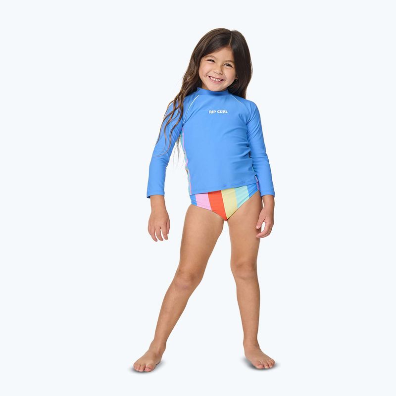 Children's swim shirt Rip Curl Sunshine Revival Rashie cornflower blue 7