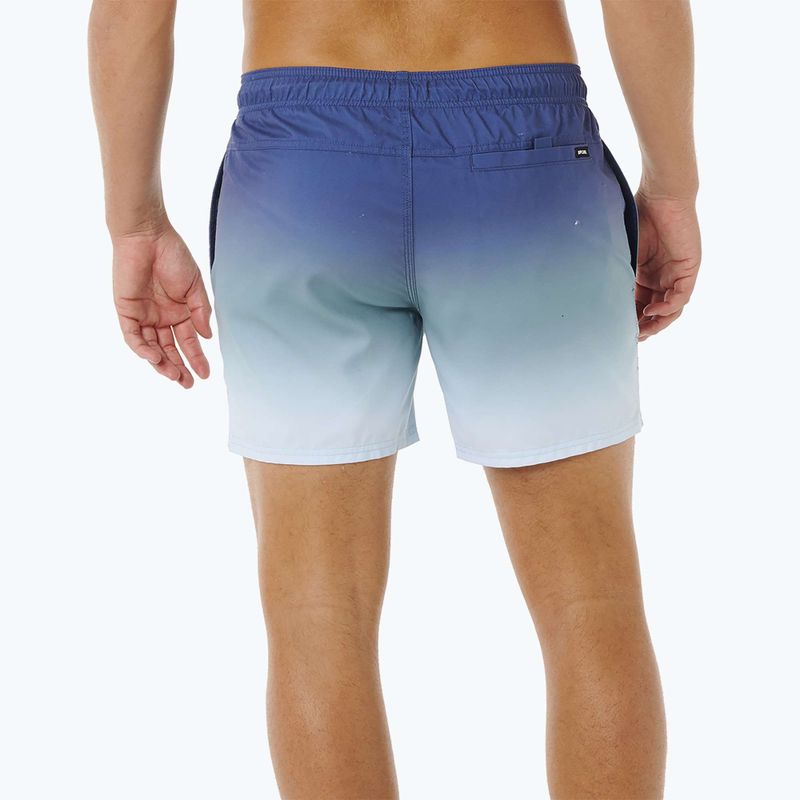 Men's swim shorts Rip Curl Offset Fade Volley light navy 3