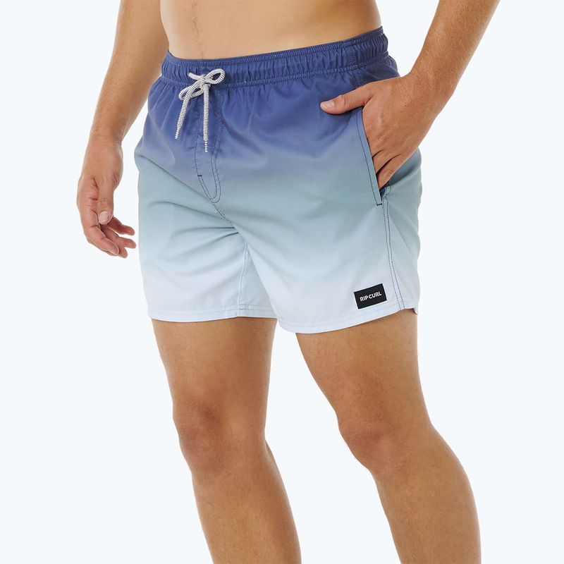 Men's swim shorts Rip Curl Offset Fade Volley light navy 4