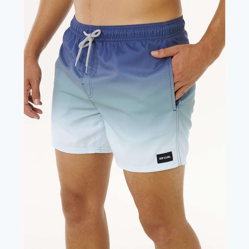 Men's swim shorts Rip Curl Offset Fade Volley light navy 6