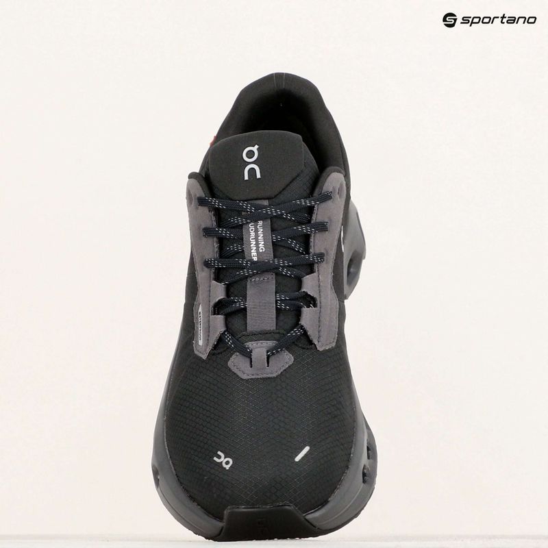 Men's On Cloudrunner 2 Waterproof magnet/black running shoes 10