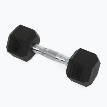 XTREXO Hex HXD50 5 kg rubberised dumbbells