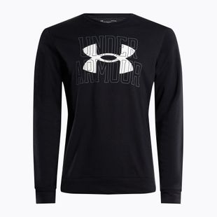 Under Armour men's training sweatshirt Rival Terry Logo Crew black 1370391