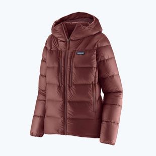 Women's down jacket Patagonia Fitz Roy Down Hoody dark ruby w / sizzle red