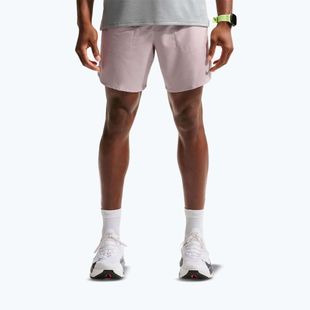 Men's running shorts Nike Stride Dri-Fit Brief-Lined 7" particle rose