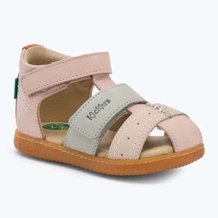 Kickers Kick Bazar light pink/multicolor children's sandals