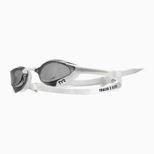TYR Tracer-X Elite Racing smoke/white swimming goggles LGTRXEL_072