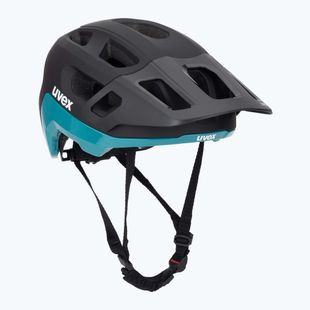 UVEX bike helmet React black/teal matt