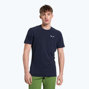 Salewa Lavaredo Hemp men's trekking shirt navy blue 00-0000028061