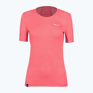 Salewa Puez Graphic 2 Dry women's trekking shirt pink 00-0000027400