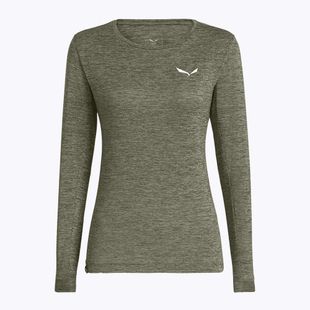 Women's longsleeve Salewa Puez Melange Dry faded green melange