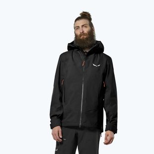 Men's rain jacket Salewa Ortles GTX 3L EPE black out