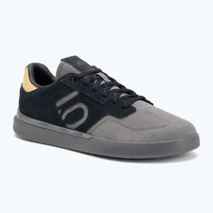 Men's adidas FIVE TEN Sleuth core black/charcoal/oat platform cycling shoes