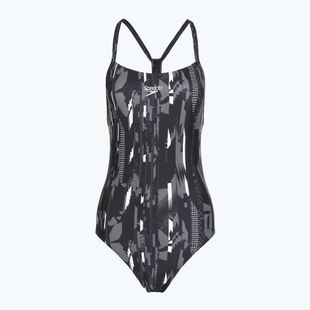 Speedo women's one-piece swimsuit Allover Rippleback black