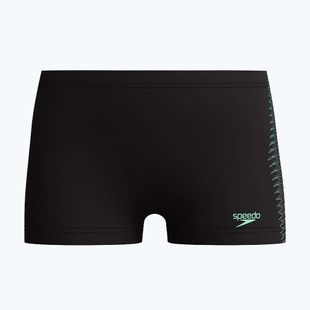 Children's swim boxers Speedo Plastisol Placement Aquashort black/alfalfa green