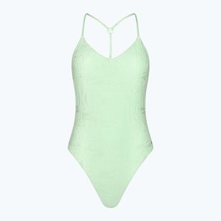Women's one-piece swimsuit Nike Retro Flow Terry vapor green