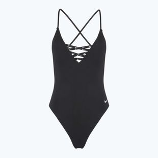Women's one-piece swimsuit Nike Sneakerkini 2.0 Crossback black