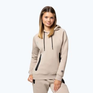 Women's sweatshirt Pitbull Explory Hooded cappucino