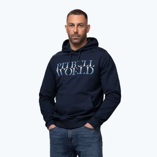 Men's sweatshirt Pitbull World Sweatshirt Hooded dark navy