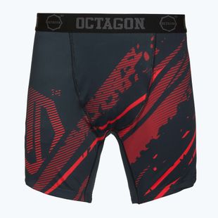 Men's training shorts Octagon Legion Escape black/red
