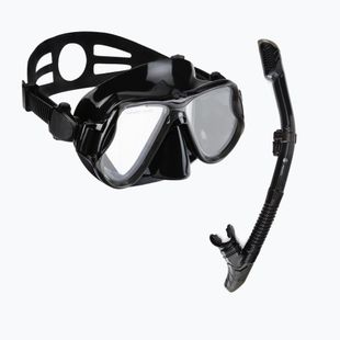 AQUASTIC Snorkelling Kit Black MSA-01C