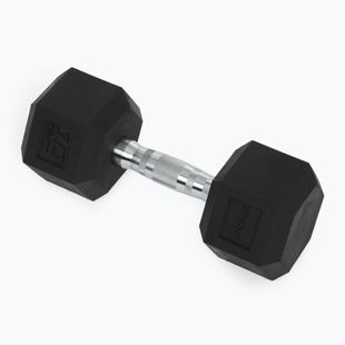 XTREXO Hex HXD100 rubberised dumbbell 10 kg