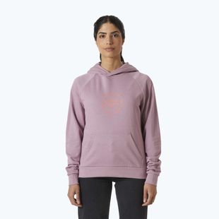 Women's hoodie Helly Hansen Core Graphic Hoodie purple clay