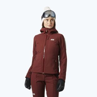Women's ski jacket Helly Hansen Avanti 3-In-1 Softshell Jacket mars red
