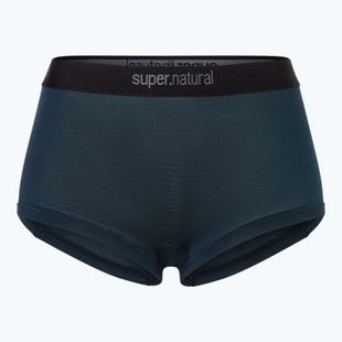 Women's thermal boxer briefs super.natural Tundra 175 Hipser 2 pairs blueberry/blueberry