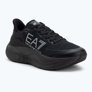 Shoes EA7 Emporio Armani Wave Cracking full black / silver