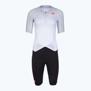 Women's cycling suit Castelli Free Sanremo 3 SS W white/black